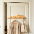 thumbnail image 6 of HOZVOMI Coat Rack Wall Mount Coat Hooks, Wooden Coat Hook with 4 Gold Brass Hooks, Rustic Decorative Wall Hooks for Hanging Jacket Hat Bag Key Backpack, 6 of 6