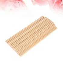 Houderco 100Pcs Wooden Round Dowel Rods 7.9 x 0.2in For Woodworkers In Diy Craft Projects And Model Building