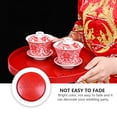 thumbnail image 4 of GETAJGHSD 1Pc Tea Party Set Hollow-out Design Red Environmental Friendly Dyes for Families, 4 of 5