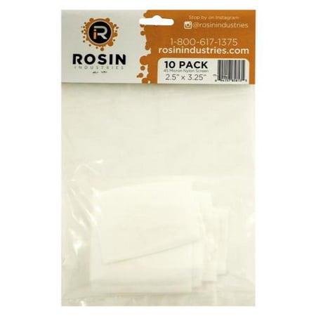 Rosin Industries 45 Micron Thickness Rosin Bag (1=10/Pack) (Best Micron For Rosin)