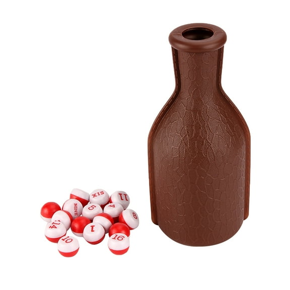 Garneck Billiard Pool Set with Numbered Snooker , Shaker Bottle, and Pea for Billiards Game