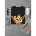 thumbnail image 3 of Ride The Wave Shaka Hand Sign Tee Men's -Image by Shutterstock, 3 of 4