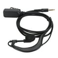thumbnail image 1 of 3.5mm Earhooks, 3.5mm Earpiece G Shape Inline Switch Portable Push To Talk  for Tablet, 1 of 7