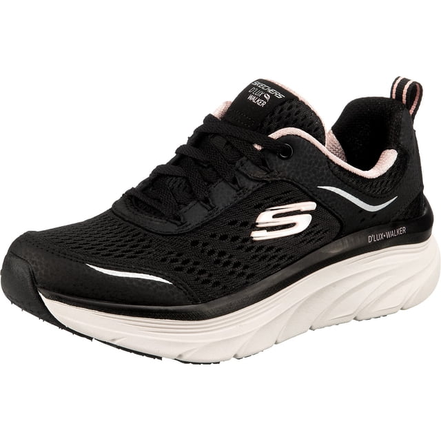 Zapatilla Skechers d'Lux Walker-Infinite Motion para mujer, negro/rosa