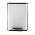 thumbnail image 4 of 50L Stainless Steel Kitchen Trash Can – Step Pedal, Soft-Close Lid, Fingerprint Resistant, Removable Inner Bucket – Large Capacity Garbage Bin for Home & Office, 4 of 9