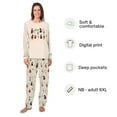 thumbnail image 2 of Family Matching Christmas Pajama Set, Festive Horse and Holiday Design, 2 of 7