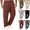 Army Green, variant on Men Drawstring Elastic Waist Wide Leg Cargo Pants Multi Angular Patch Pockets Quick Dry Woven Loose Fit City Travel Daily Casual Trousers Gray M