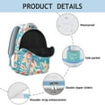 thumbnail image 4 of Boho Chic Campus Backpack - Tribal Print, 17" Laptop Pocket | Durable & Spacious, Ideal for College Students & Book Lovers, 4 of 6