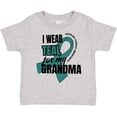 thumbnail image 3 of Inktastic I Wear Teal for My Grandma Ovarian Cancer Awareness Boys or Girls Toddler T-Shirt, 3 of 5