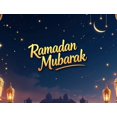 thumbnail image 5 of LUUFILx Ramadan Mubarak Banner Festive Decoration Islamic Background Ramadan Celebration Backdrop Eid Mubarak Party Supplies Lantern Design Indoor Outdoor Event Decor, 5 of 9