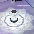 thumbnail image 3 of QINXIN Led Crystal Table Lamp Rose Projector Light 3/16 Colors Rechargeable Romantic Diamond Night Light, 3 of 7