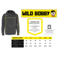 thumbnail image 4 of Wild Bobby Good Vibes High Tides Streetwear Unisex Pigment Dyed Hooded Sweatshirt, 4 of 5