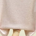 thumbnail image 5 of Ounisa Women's Oversized Crewneck Three-Quarter Short Sleeve Dropped Shoulder Pullover Spring Outfits, 5 of 5