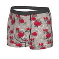 thumbnail image 2 of Naloa Rose Flowers Print Mens Underwear - Boxers for Men, Classic Briefs for Men, 2 of 9