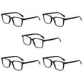 thumbnail image 1 of Elegante contra la luz azul Gafas de lectura 100 ° de aumento 5PC lente de resina Ajuste cómodo para los ojos de edad avanzada, 1 of 8