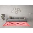 thumbnail image 3 of Ahgly Company Indoor Rectangle Abstract Red Contemporary Area Rugs, 8' x 12', 3 of 4