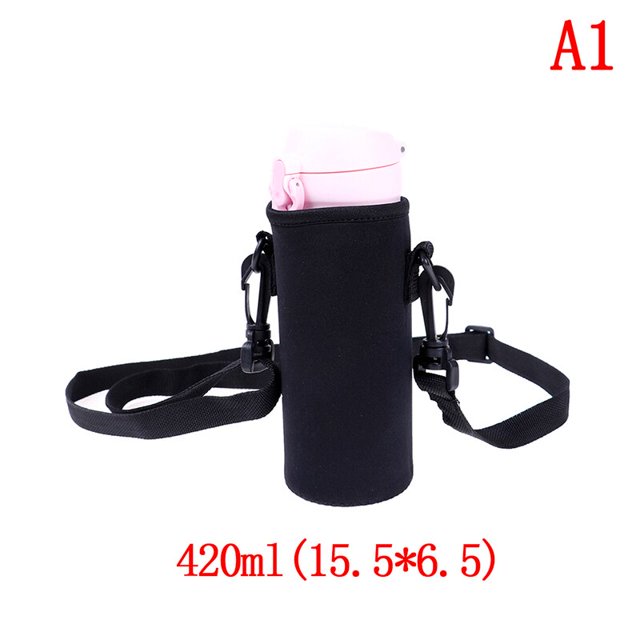 Sports Water Bottle Case Insulated Bag Neoprene Pouch Holder Sleeve Cover Carrier for Mug Bottle Cup 1pc 420-1500ML He Qiyong unisex