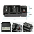 thumbnail image 3 of Window Master Switch For Honda Accord 2003-2007 For Odyssey 2005-2010 Front Driver Side Control Switch Replacement 35750-SDA-H12- Window Switches, 3 of 5