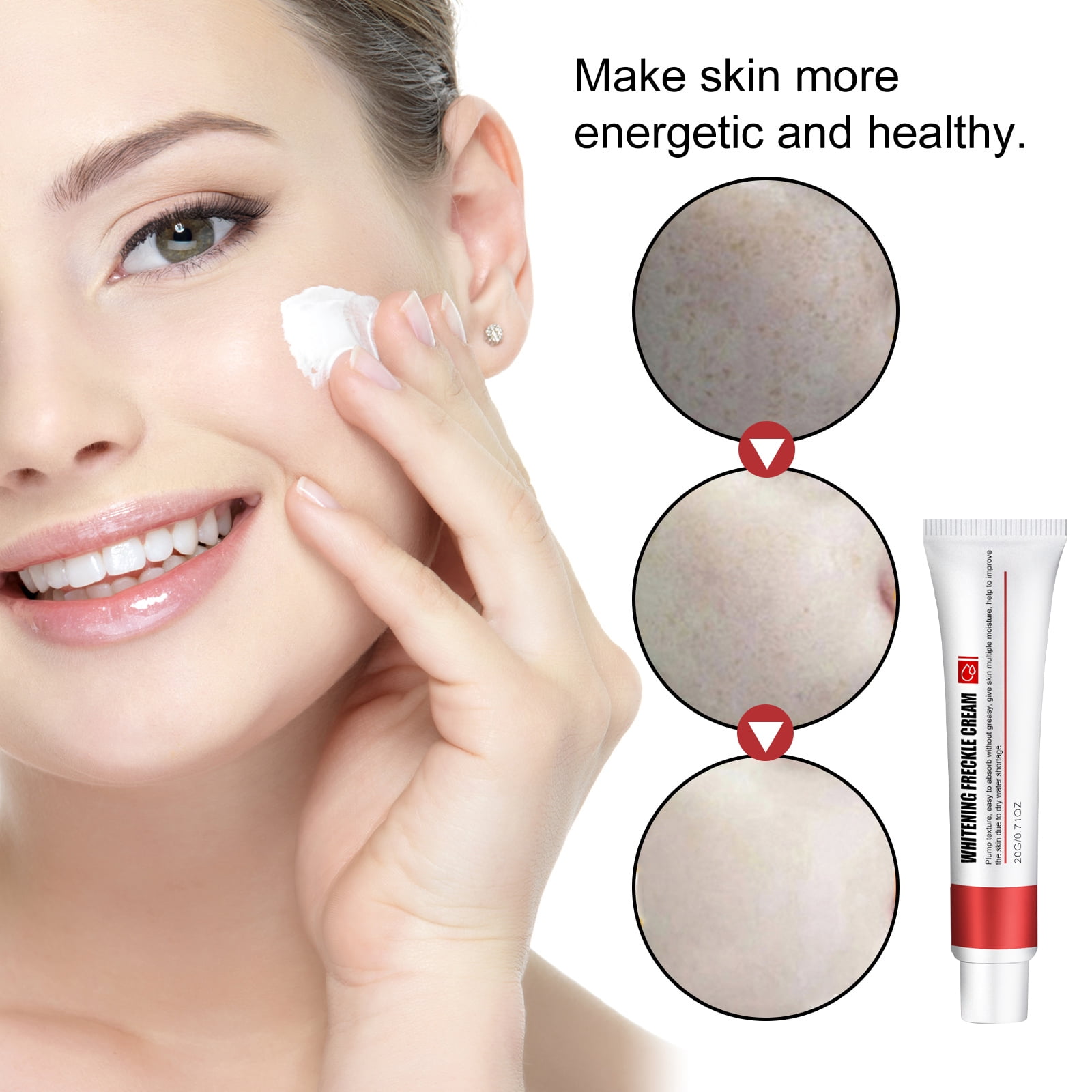 Alvantor Brightening Face Cream Moisturizer for Dull Skin & Acne Dark Spots 0.71 oz