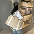 thumbnail image 3 of Roomy Tear Resistant Oxford Cloth Travel Bags Handbag Perfect For Short Trip With Handheld Shoulder Carrying Option, 3 of 21