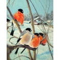 thumbnail image 2 of Pautov, Igor 26x32 Black Ornate Wood Framed with Double Matting Museum Art Print Titled - A Winter Fairytale, 2 of 4