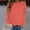 Orange, variant on Sweatshirts for Women Plus Size Long Sleeve Round Neck Casual Sweatshirt Hot Pink XL