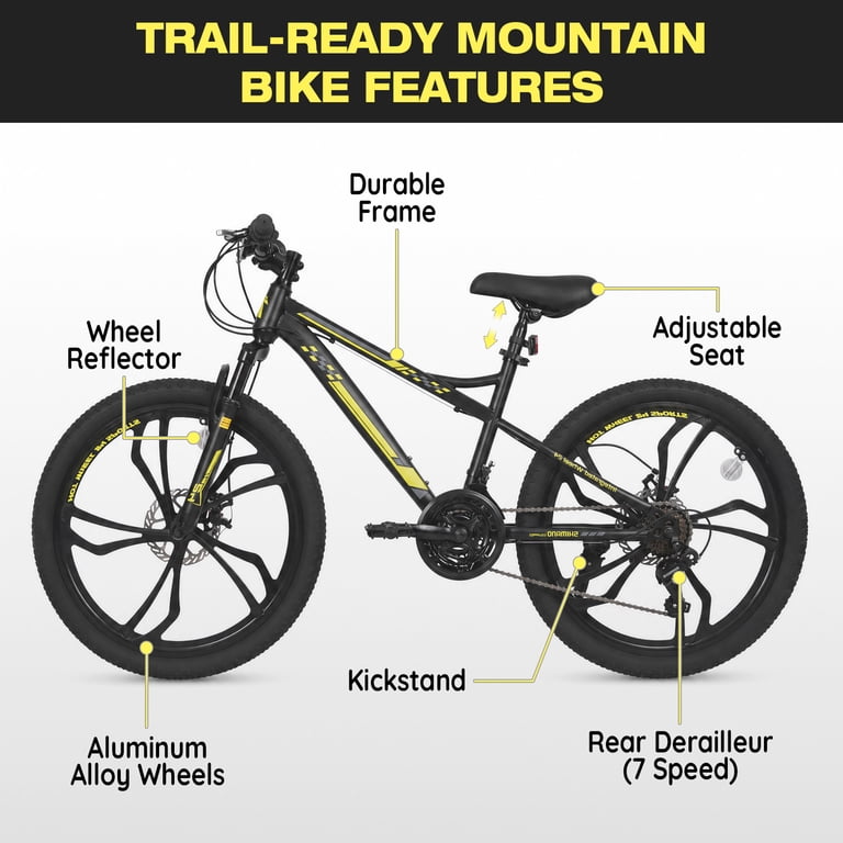 Hykolity 24-Inch Youth Mountain Bike, 21-Speed photo 7