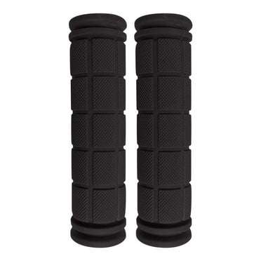 Scooter Grips,1 Pair Bike Handlebar Grips,Non-Slip Comfortable Rubber Mushroom Bicycle Grips,Perfect for Scooter Cruiser Tricycle Wheel Chair Mountain Road Urban(Black 2pcs 5in)