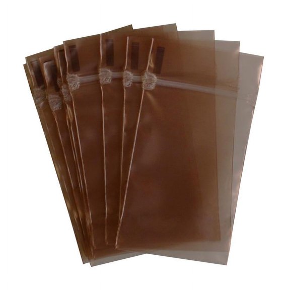 Pack of 10 - 2" x 3" Anti-Tarnish Metal Jewelry Protection Locking Storage Bags - PKG-602.30