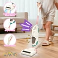 thumbnail image 6 of UQN Kids Vacuum Really Works, 2 In 1 Toddler Toy Cleaning Set , Kids Vacuum Cleaner Toy with Real Suction,Sound,2 Nozzles, Pretend Play Cleaning Toy Vacuum for Toddlers 1-3, Gift for Girls Ages 3-6., 6 of 7