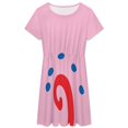 thumbnail image 3 of Gary The Snail Loose Pocket Short Sleeve Dress Women Summer Evening Dresses Ladies Sundress, 3 of 7