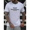 thumbnail image 1 of T-Shirts Imprimés "Everyone Can Be President" pour Hommes, Col Rond Manches Courtes, Confortable et Respirant, 1 of 7