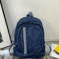 thumbnail image 6 of AOOOWER for Creative Blue Jean Backpack Denim Daypack Travel Rucksack Double Shoulder Schoolbag for Friend Birthday Daily Wear, 6 of 18