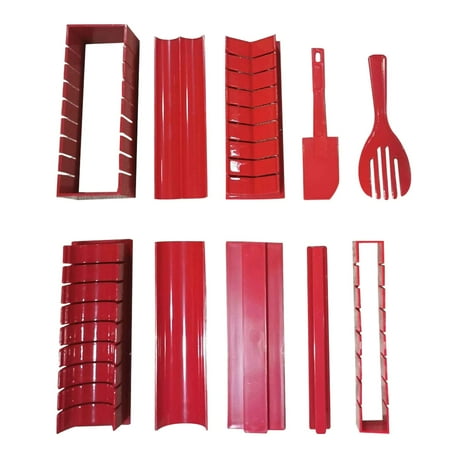 

Wowspeed Sushi Mold | Sushi Making Kit | Sushi Kit In 4 Easy Steps DIY Sushi Maker Kit For Beginners Nonstick Sushi Mat Complete Easy Sushi Kit Set With 10 Piece