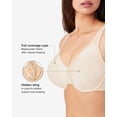 thumbnail image 2 of Bra Wacoal 855192 con aros sin forro, cobertura total, 2 of 4
