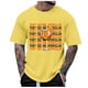 thumbnail image 2 of Ceisia Men's Tshirt Loose Fit Short Sleeve Vintage Graphic Letter Print Summer Fall Tee Tops Oversized Streetwear Yellow XXL Gifts, 2 of 4