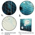 thumbnail image 3 of Designart "Blue And Black Minimalism Moon V" Abstract Collages Canvas Print, 3 of 5