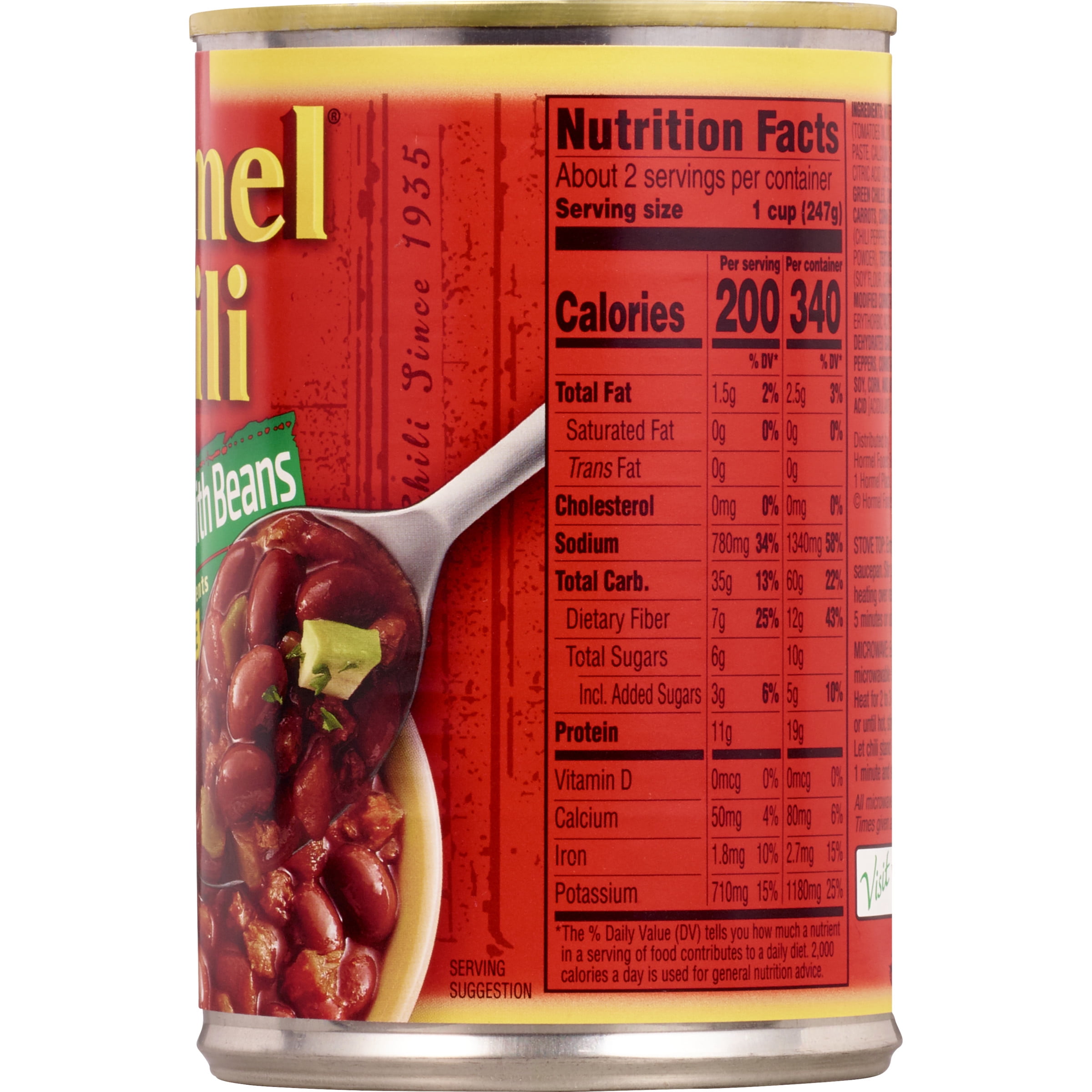 Hormel Chili Vegetarian With Beans 99