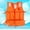 Orange, variant on Jacenvly 2024 New Adults Life Jacket Aid Vest Kayak Buoyancy Fishing Watersport Easter Decor