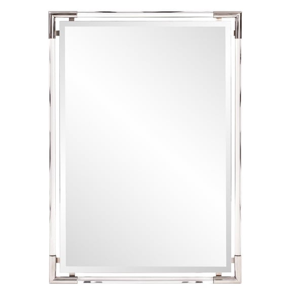Tyler Dillon Elsie Silver & Acrylic Decorative Wall Mirror