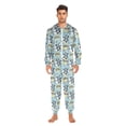 thumbnail image 6 of joogoo Cartoon Pandas Skating Unisex Adults Onesies Pajamas Jumpsuits L, 6 of 7
