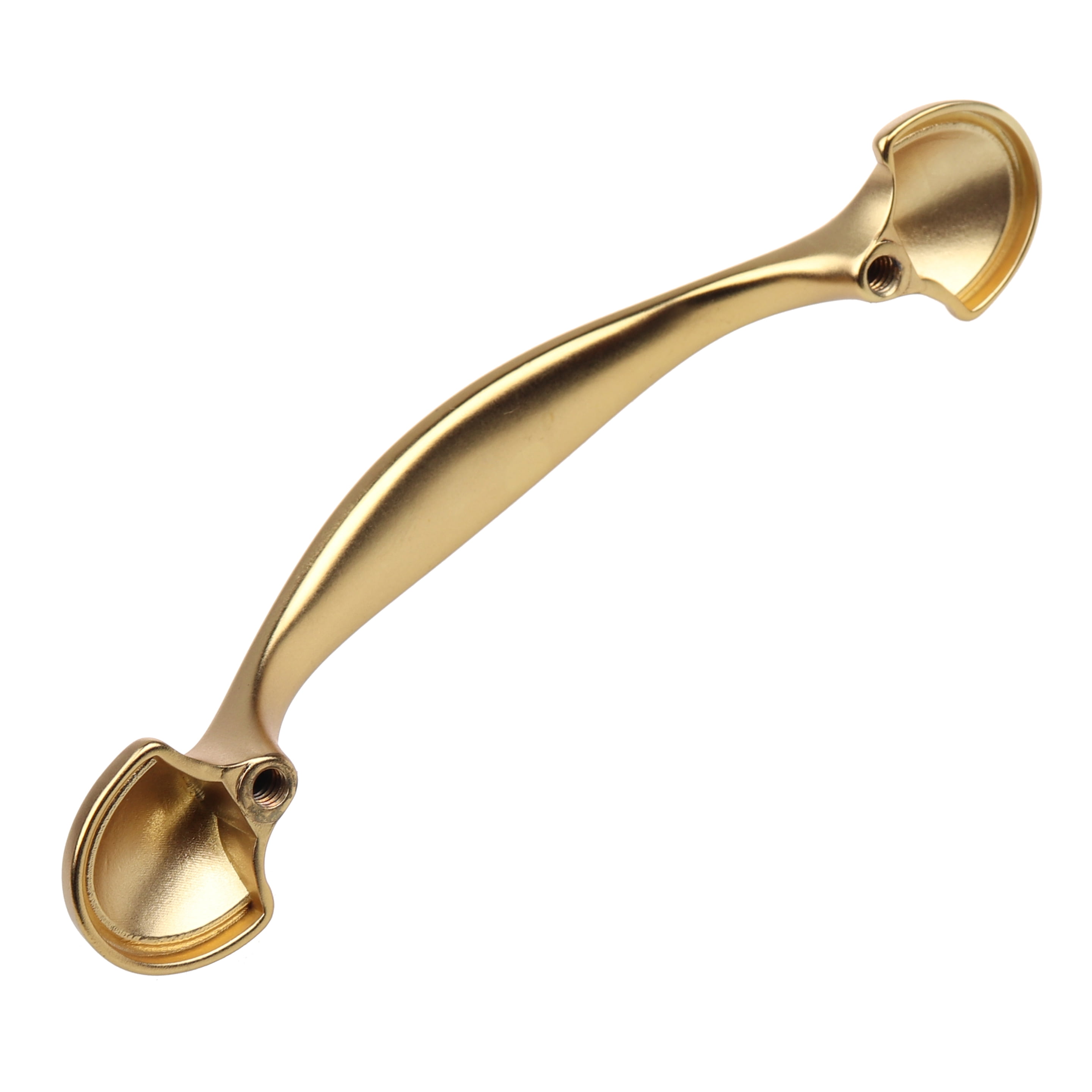 GlideRite 3 in. Center Classic Arch Pull Cabinet Hardware Handle, Brass Gold, Pack of 5