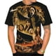 thumbnail image 1 of Nueva película de suspenso 3D impreso camiseta verano moda horror fantasma hombres y mujeres camiseta de Navidad de manga corta tops, 1 of 4