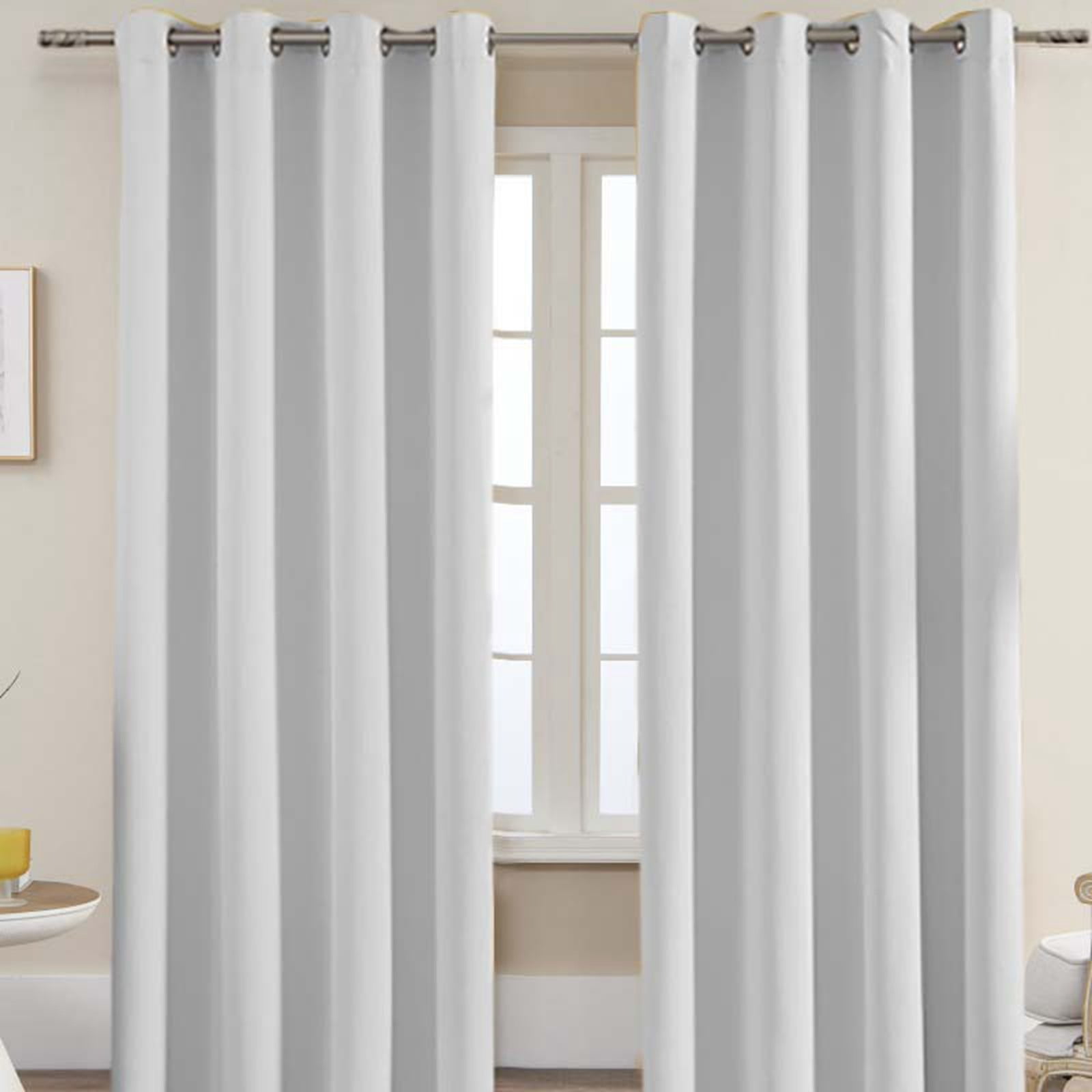Polyester Solid Color Thickened Blackout Curtain Heat Insulating High Precision Window Drapes for Home