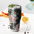 thumbnail image 3 of 30oz Pioneer Flower Tumblers Stainless Steel Tumbler with Lid and Straw,Vacuum Insulated Double Wall Travel Tumbler Cups Mug with Cleaning Brush for Coffee,Tea, 3 of 7