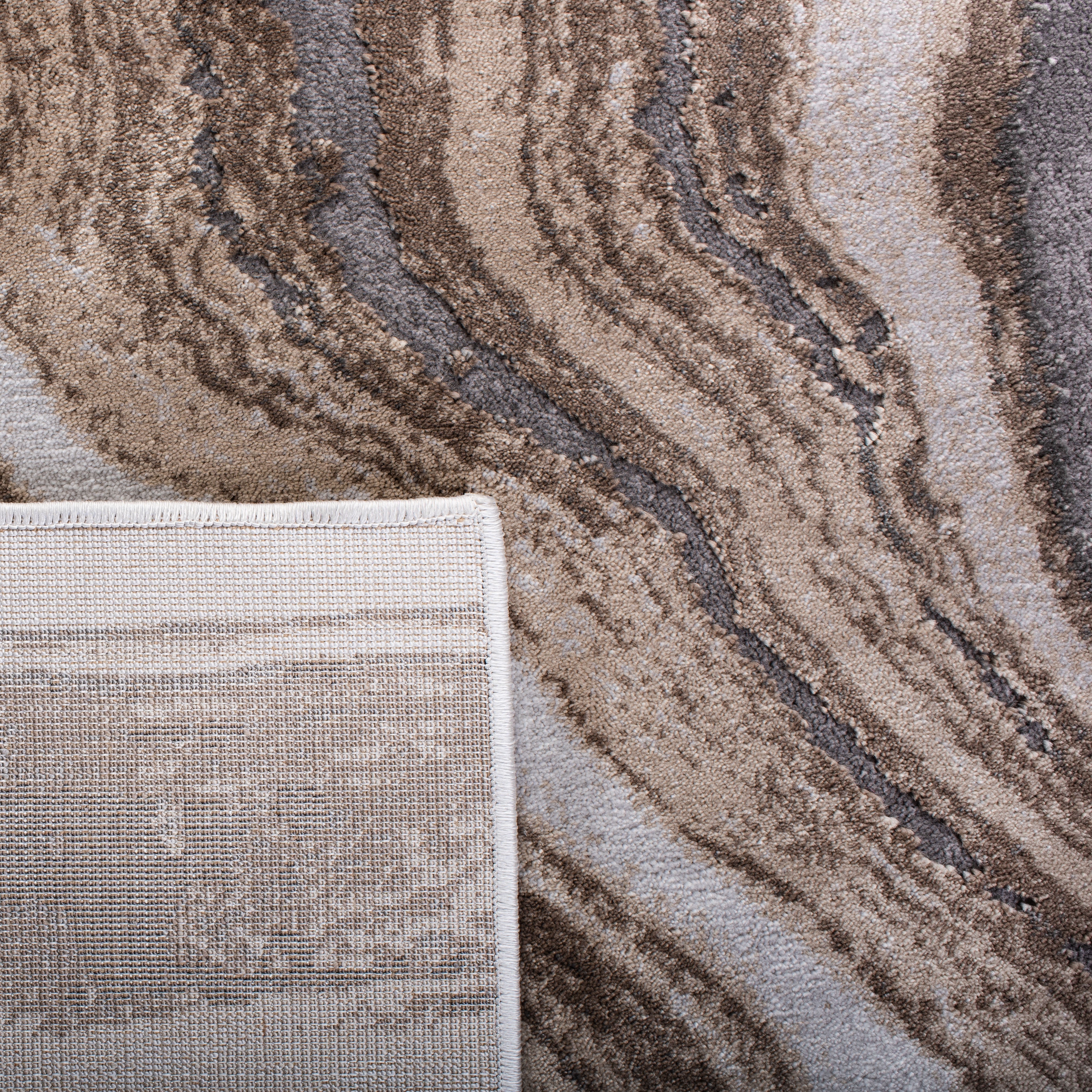Safavieh Craft Ezra Abstract Area Rug, Gold/Gray, 5'3" x 7'