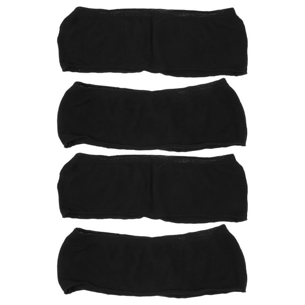 4 piezas de ropa interior femenina cómoda con sujetadores y pantalones de malla para embarazadas (negro)