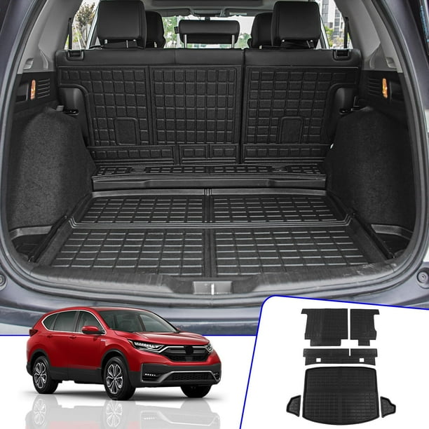 Rongtaod Alfombrilla De Carga Compatible Con Honda Crv 2017-2022, Alfombrilla Para Maletero, Forro De Carga, Forro De Tpe Para Todo Tipo De Clima, Protector De Cubierta Trasera Para Asiento 2021 Cr-V