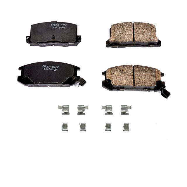 Power Stop Rear Z17 Evolution Ceramic Brake Pads with Hardware 17-309
