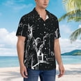 thumbnail image 3 of Balery New York City1 Camisas hawaianas de manga corta para hombre, camisas playeras de corte holgado, camisas de vacaciones con botones,Large, 3 of 7